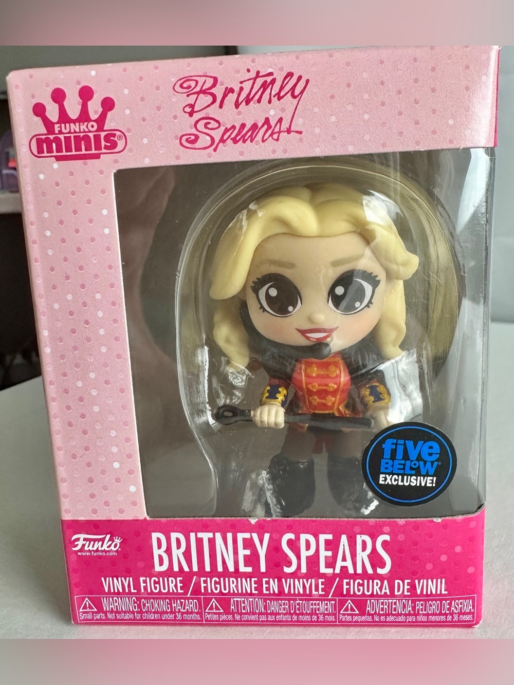 Britney Spears Circus Ringmaster Funko Mini Five Below Exclusive